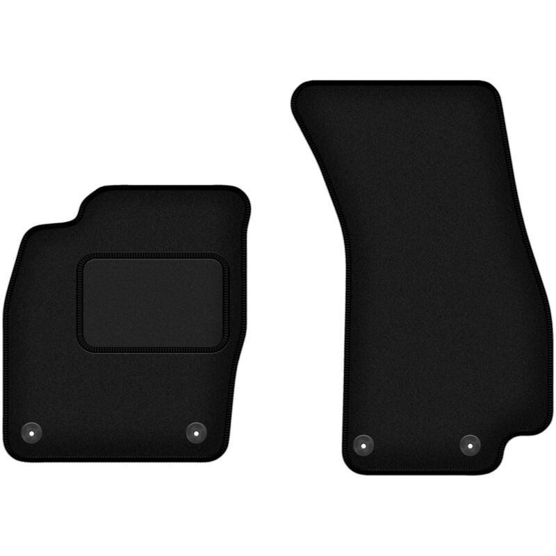 Tapis avant noirs pour Audi A8 D5 LONG (2017-2022)