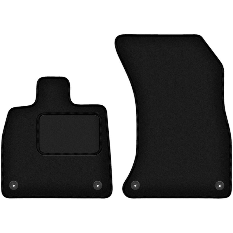 Tapis avant noirs pour Audi Q5 FYT Sportback Plug in Hybrid (2021-2022)