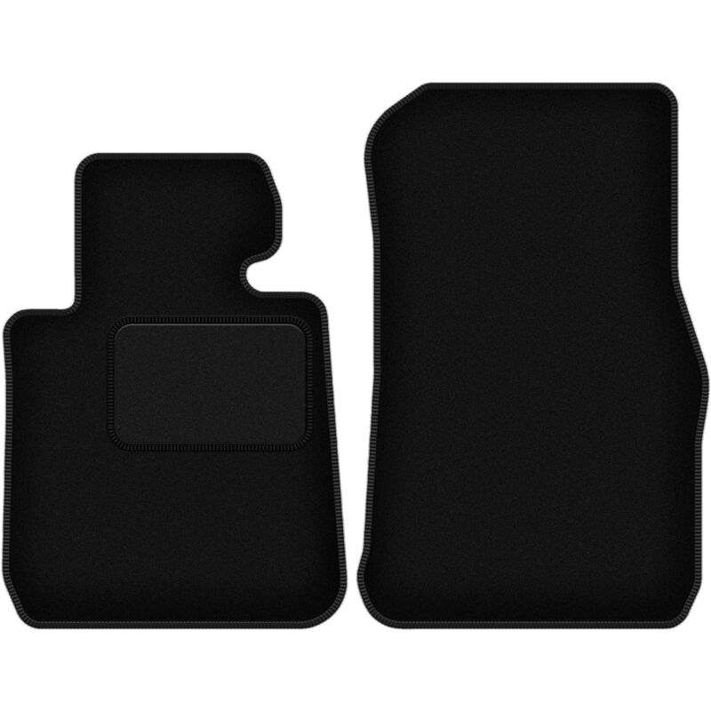 Tapis avant noirs pour BMW 2 F22 Coupé (2014-2022)
