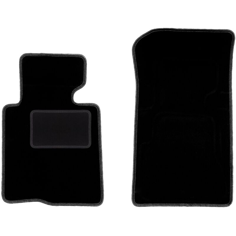 Tapis avant noirs pour : BMW 3 E46 cabriolet (2000-2007)
