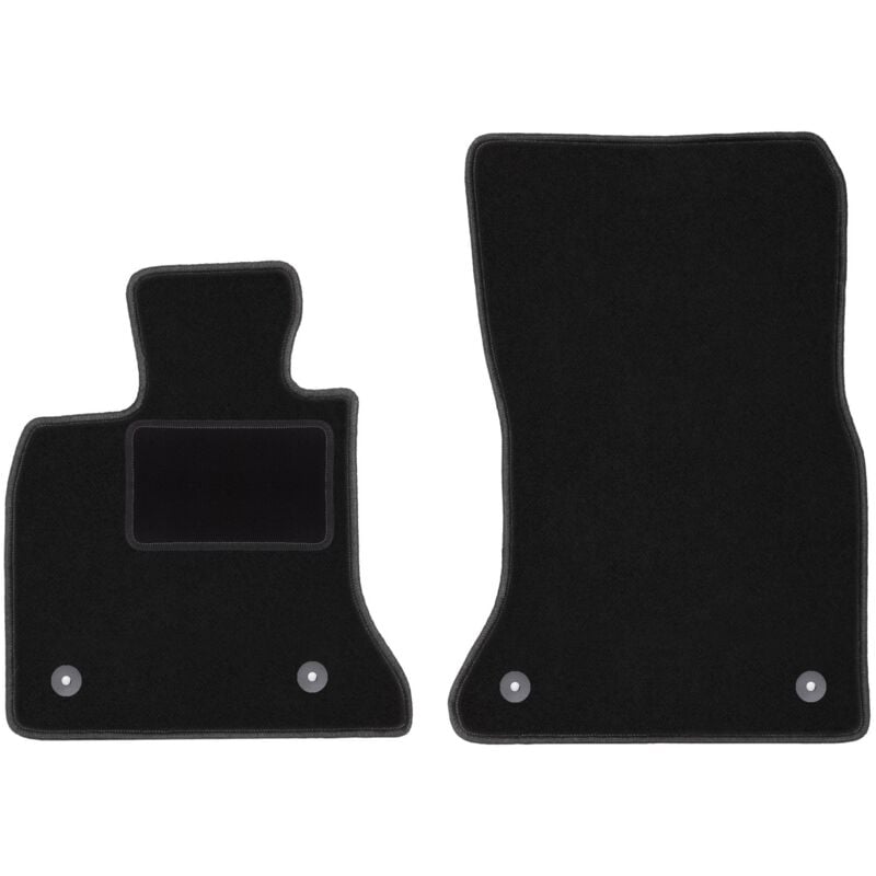 Tapis avant noirs pour BMW 5 GT F07 liftback (2009-2017)
