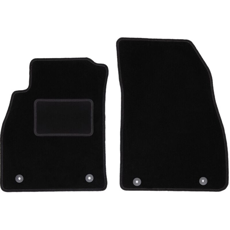 Tapis avant noirs pour : Chevrolet Malibu V break, liftback, berline (2011-2015)