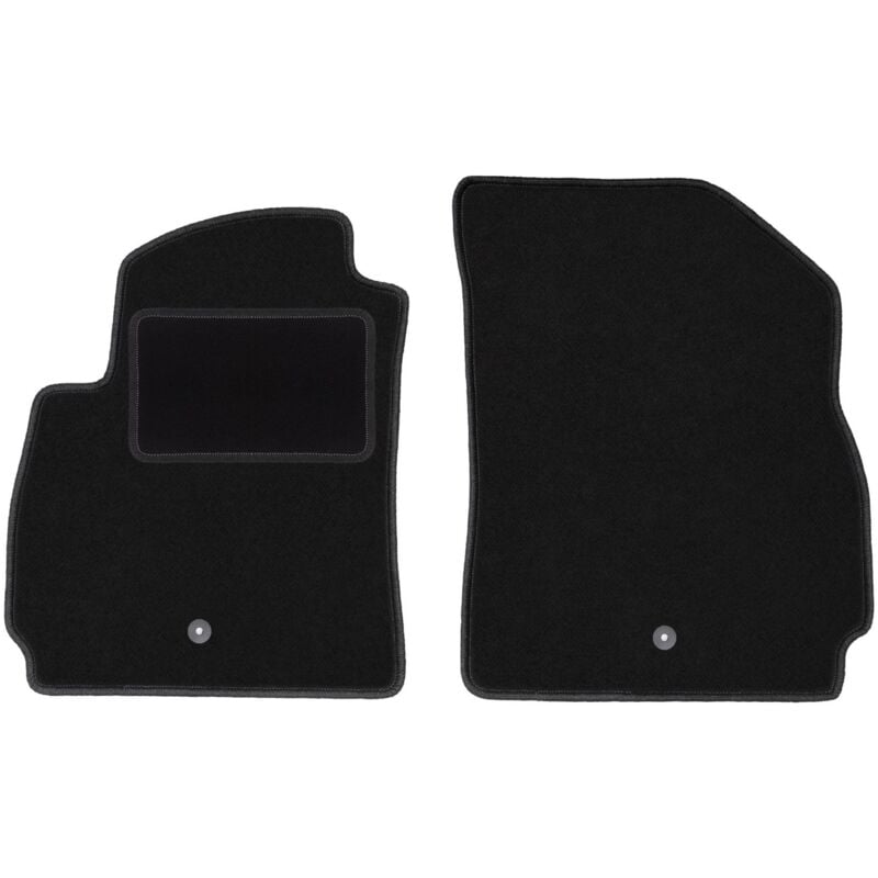 Tapis avant noirs pour Chevrolet Orlando I monospace (2010-2018)
