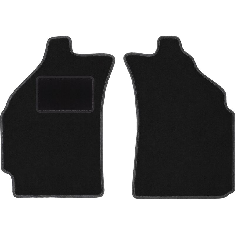 Tapis avant noirs pour Chevrolet Spark II M200 à hayon (2005-2009)