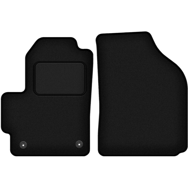 Tapis avant noirs pour Chevrolet Spark II M200 à hayon (2005-2009)