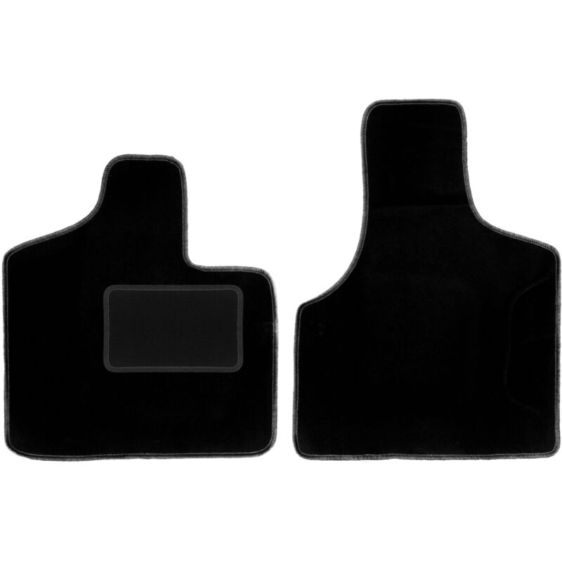 Tapis avant noirs pour Chrysler Voyager III 7 places (2001-2007)