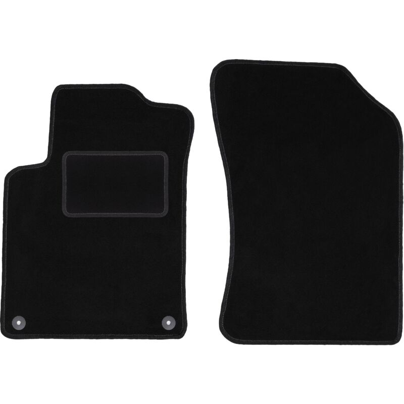 Tapis avant noirs pour Citroën C3 II à hayon (2009-2016)