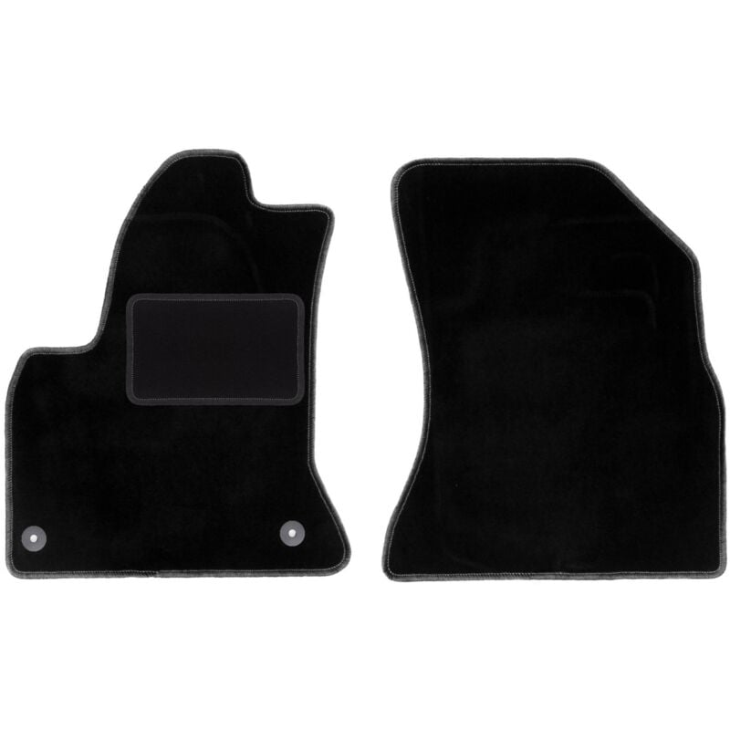 Tapis avant noirs pour Citroën C4 Grand Picasso 7 places (2006-2013)