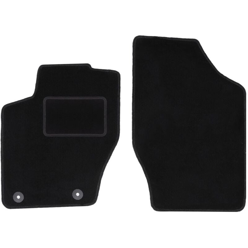 Tapis avant noirs pour Citroën C4 I coupé, hayon (2004-2010)