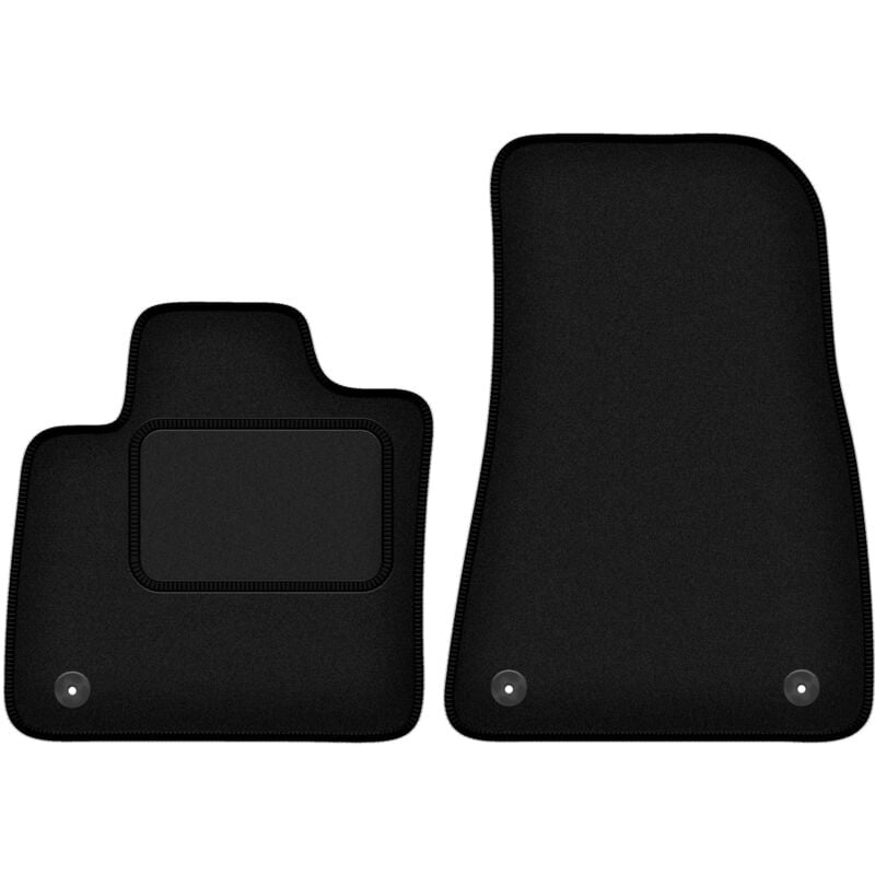 Tapis avant noirs pour crossover électrique Volvo XC40 (2020-)