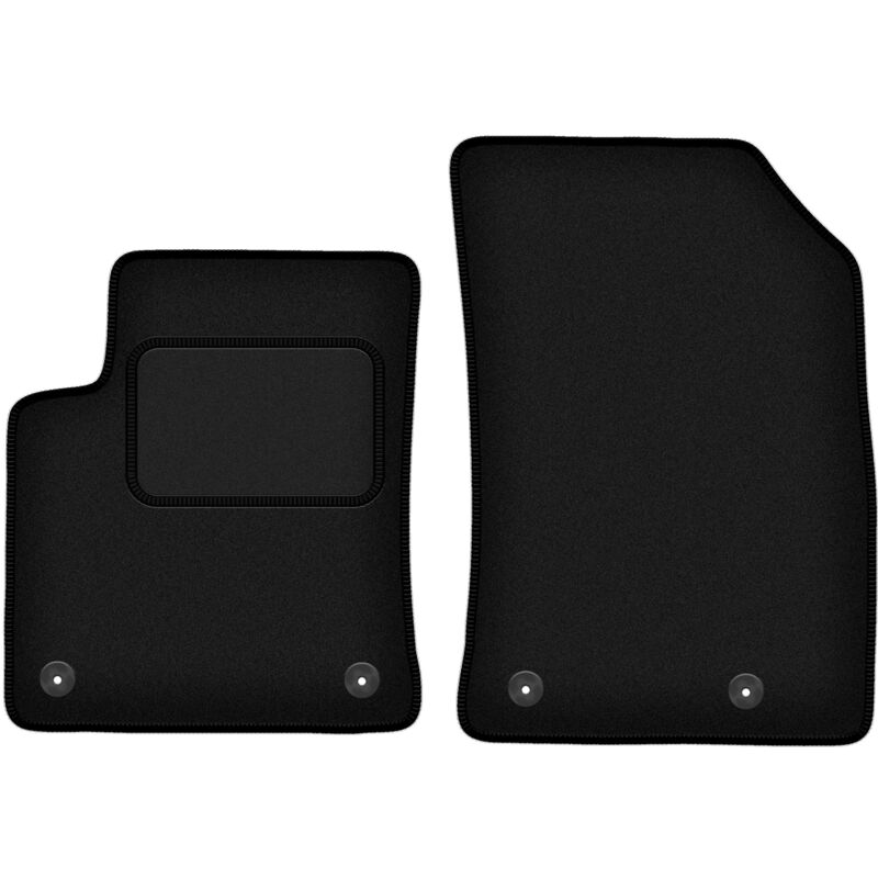 Tapis avant noirs pour crossover Opel Crossland X (2017-)