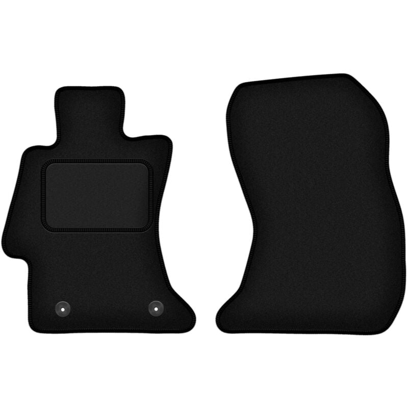Tapis avant noirs pour : crossover Subaru XV (2011-2017)