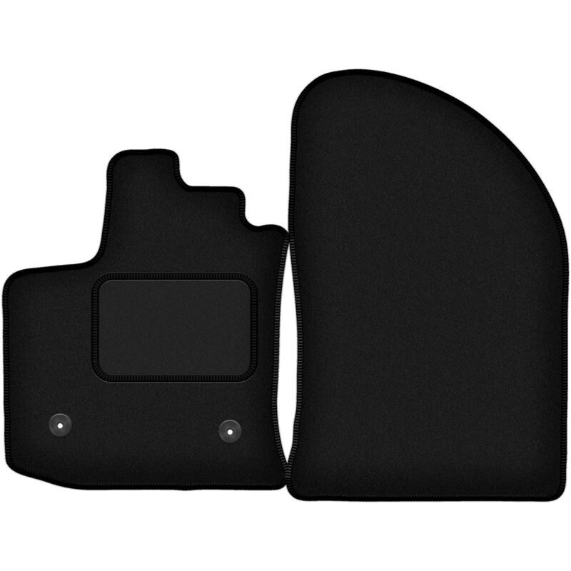 Tapis avant noirs pour : Dacia Lodgy 7 places (2012-)