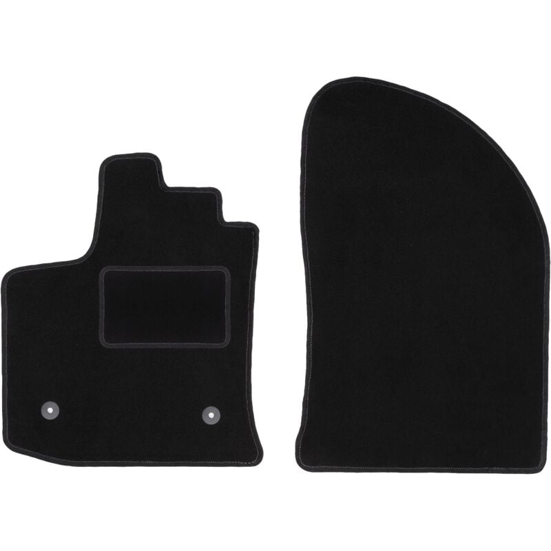 Tapis avant noirs pour : Dacia Lodgy monospace (2012-)