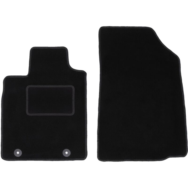 Tapis avant noirs pour : Dacia Logan break, berline (2004-2012)