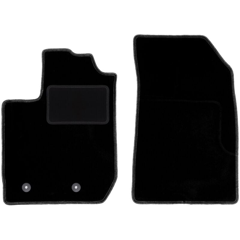 Tapis avant noirs pour : Dacia Sandero Stepway II FL berline (2018-2021)