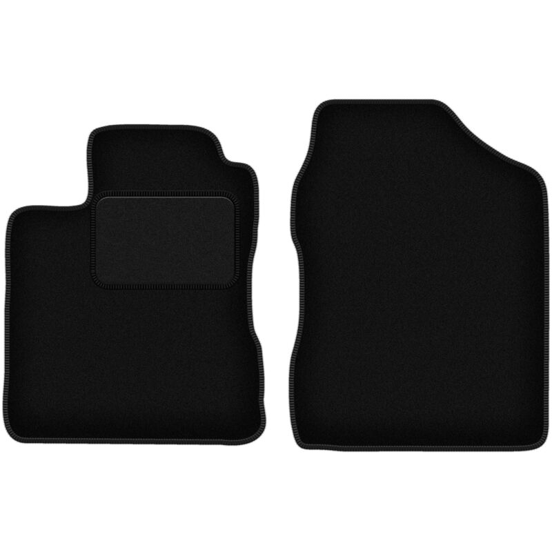 Tapis avant noirs pour : Daihatsu Cuore VI à hayon (2003-2007)