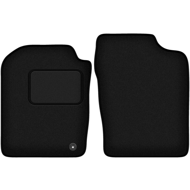 Tapis avant noirs pour : Daihatsu Cuore VII L276 à hayon (2007-)