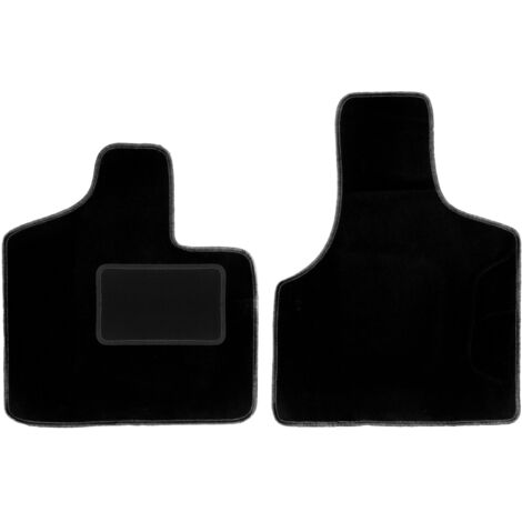 Tapis avant noirs pour : Dodge Caravan / Grand Caravan III 7 places (2001-2007)
