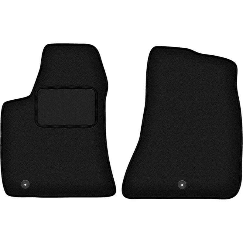 Tapis avant noirs pour : Dodge Charger LD coupé (2011-2020)