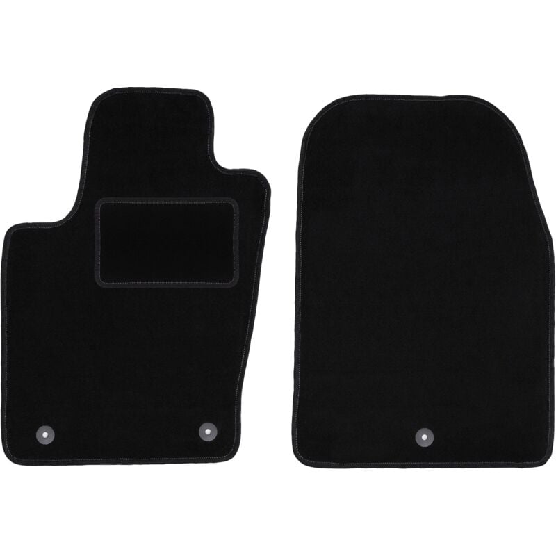 Tapis avant noirs pour Dodge Durango III tout-terrain (2010-)