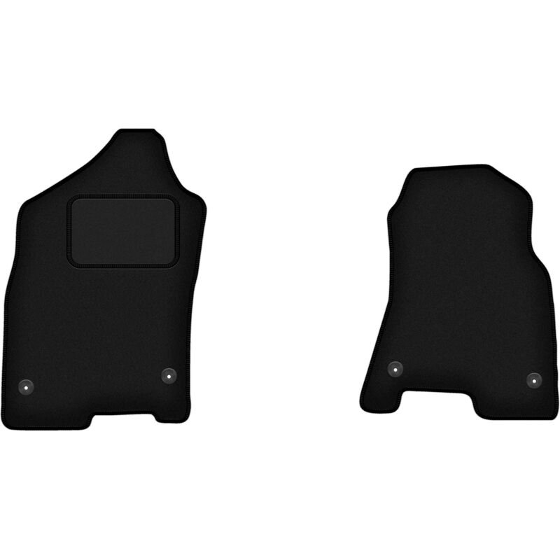 Tapis avant noirs pour Dodge RAM 1500 long (2019)