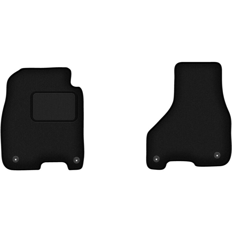 Tapis avant noirs pour Dodge RAM DS DJ 1500 pick-up (2012-2020)