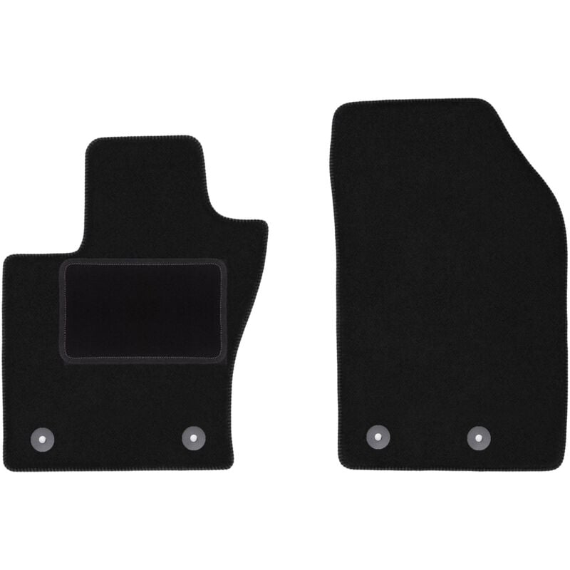 Tapis avant noirs pour : Fiat 500X II crossover (2018-)