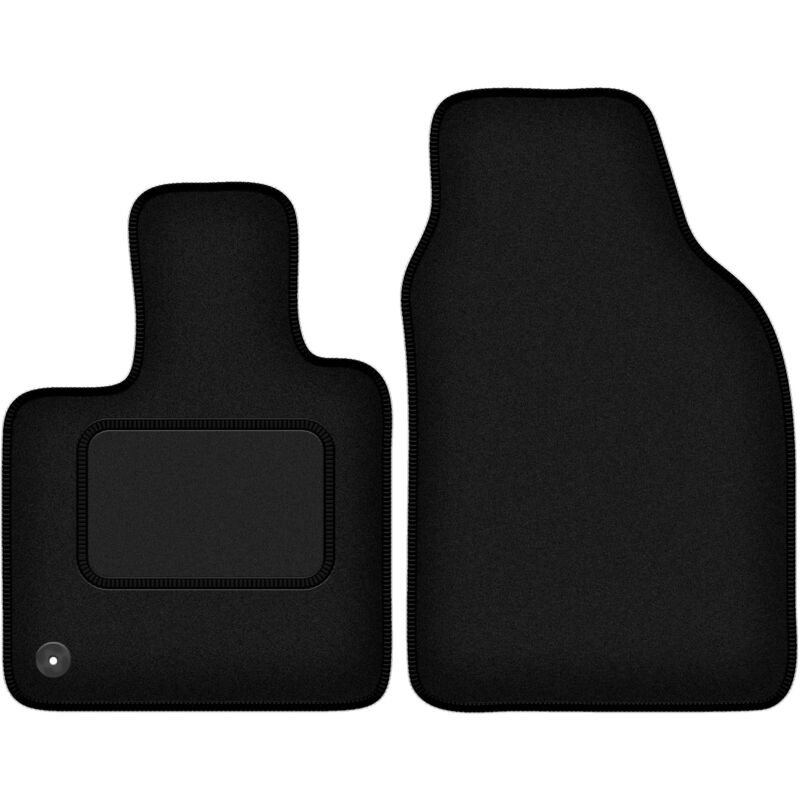 Tapis avant noirs pour Fiat E-500 / 500 Electric hatchback (2020-)
