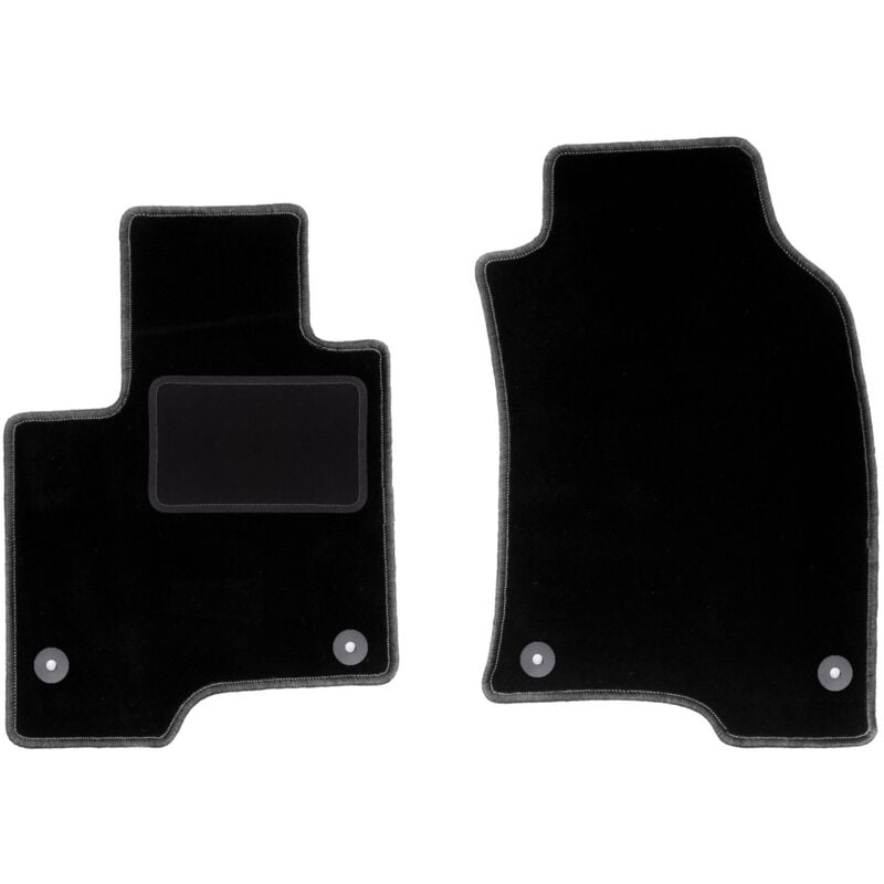 Tapis avant noirs pour : Fiat Panda III à hayon (2012-)