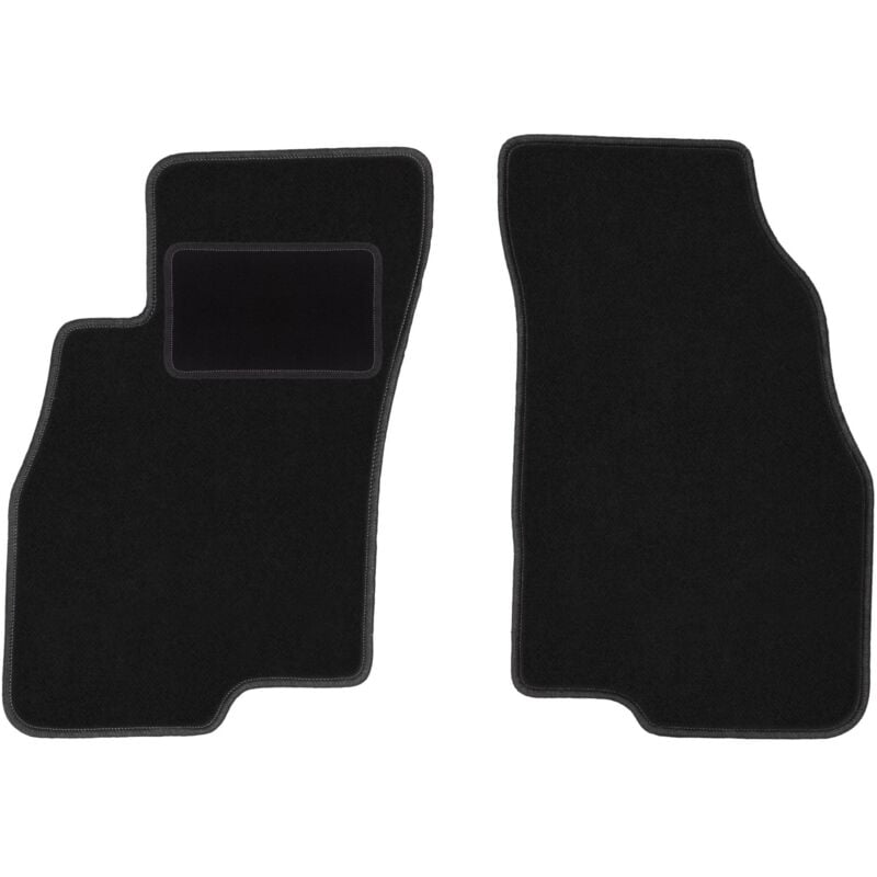 Tapis avant noirs pour : Fiat Punto EVO à hayon (2008-2012)