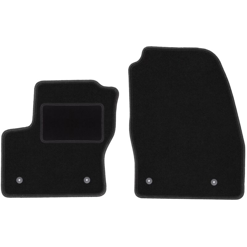 Tapis avant noirs pour : Ford C-MAX MK2 monospace (2015-2019)