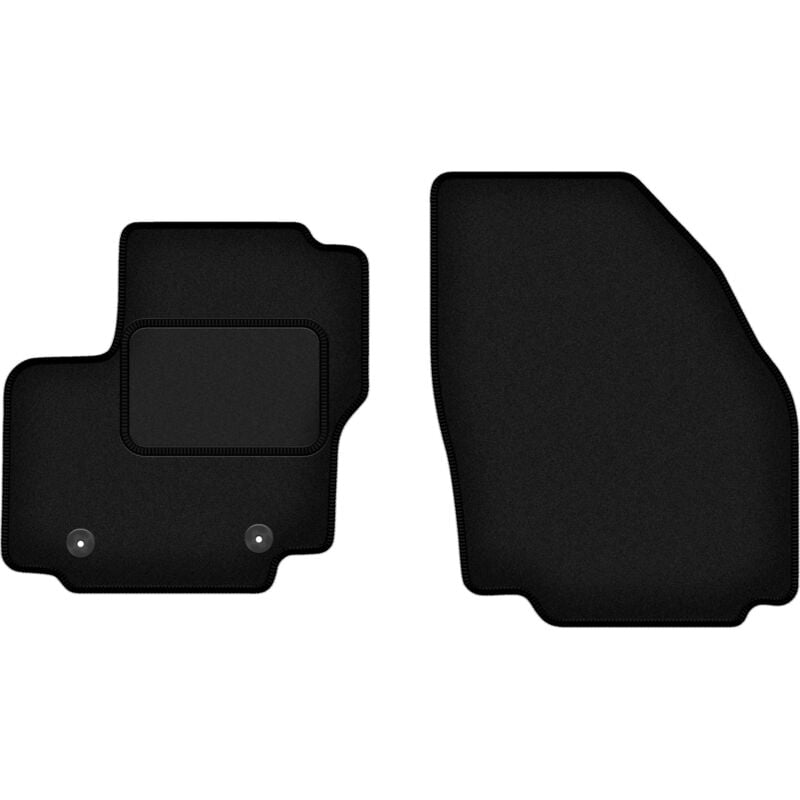 Tapis avant noirs pour : Ford Galaxy MK2 7 places (2006-2011)