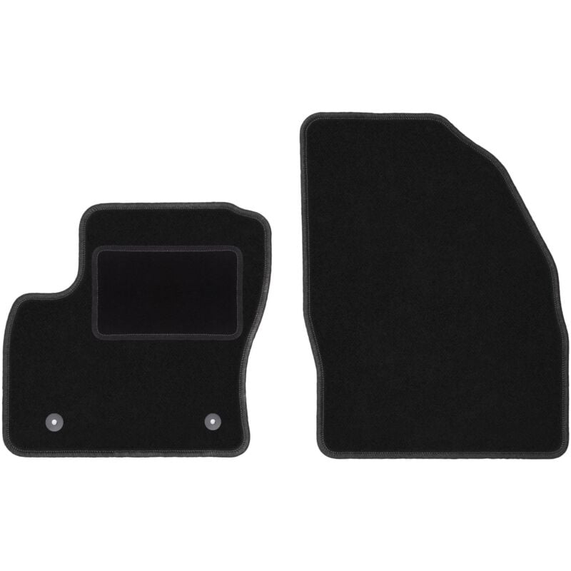 Tapis avant noirs pour : Ford Kuga MK1 SUV (2011-2013)