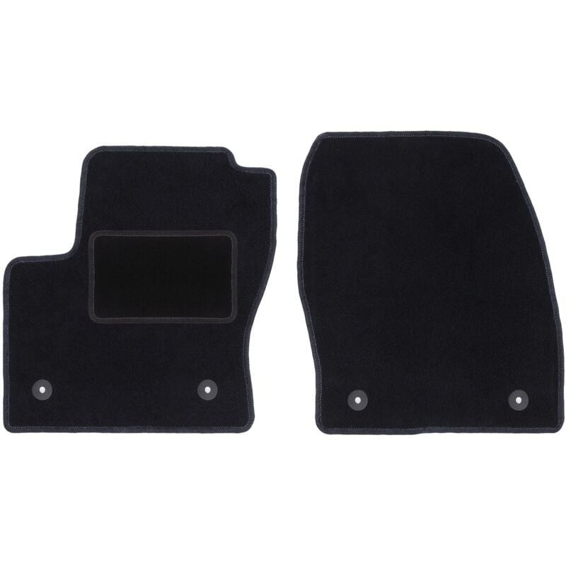 Tapis avant noirs pour : Ford Kuga MK2 SUV (2012-2019)