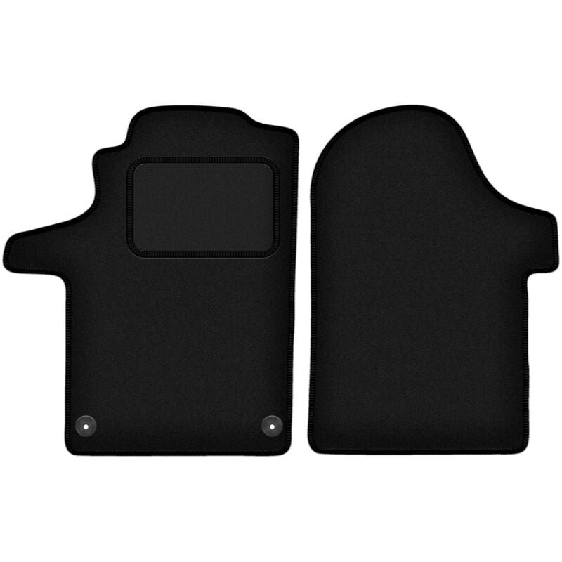 Tapis avant noirs pour fourgon Mercedes Vito W447 (2014-)