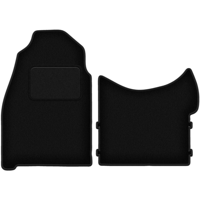 Tapis avant noirs pour fourgonnette Volkswagen Crafter (2006-2019)