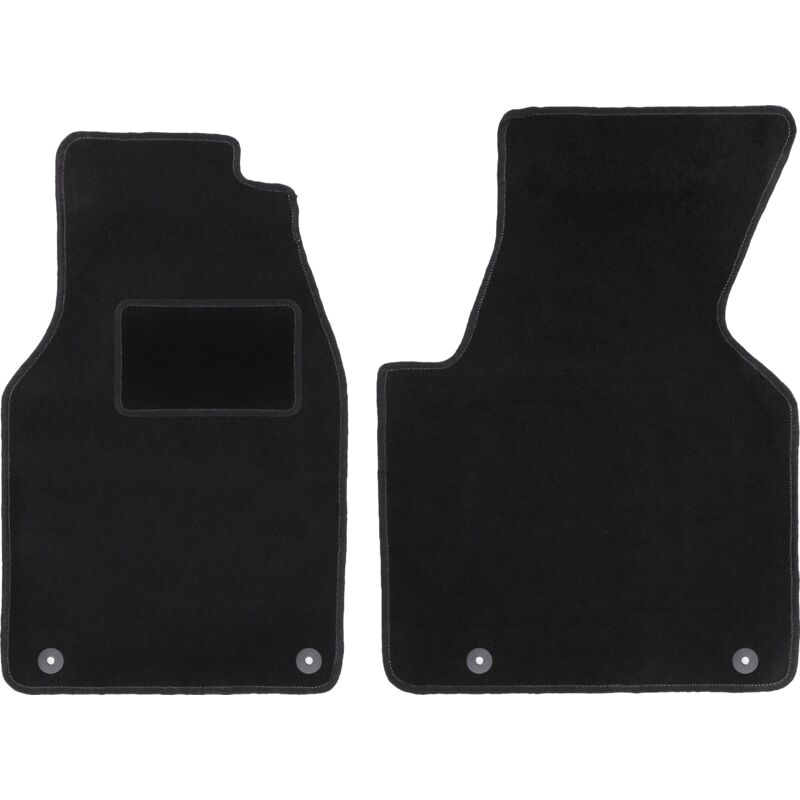 Tapis avant noirs pour fourgonnette Volkswagen Transporter T4 Multivan (1993-2001)