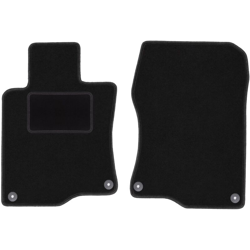 Tapis avant noirs pour : Honda Accord VIII berline, break, tourer (2008-2015)