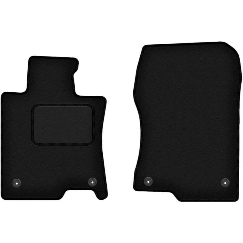 Tapis avant noirs pour : Honda Accord VIII berline, break, tourer (2011-2015)