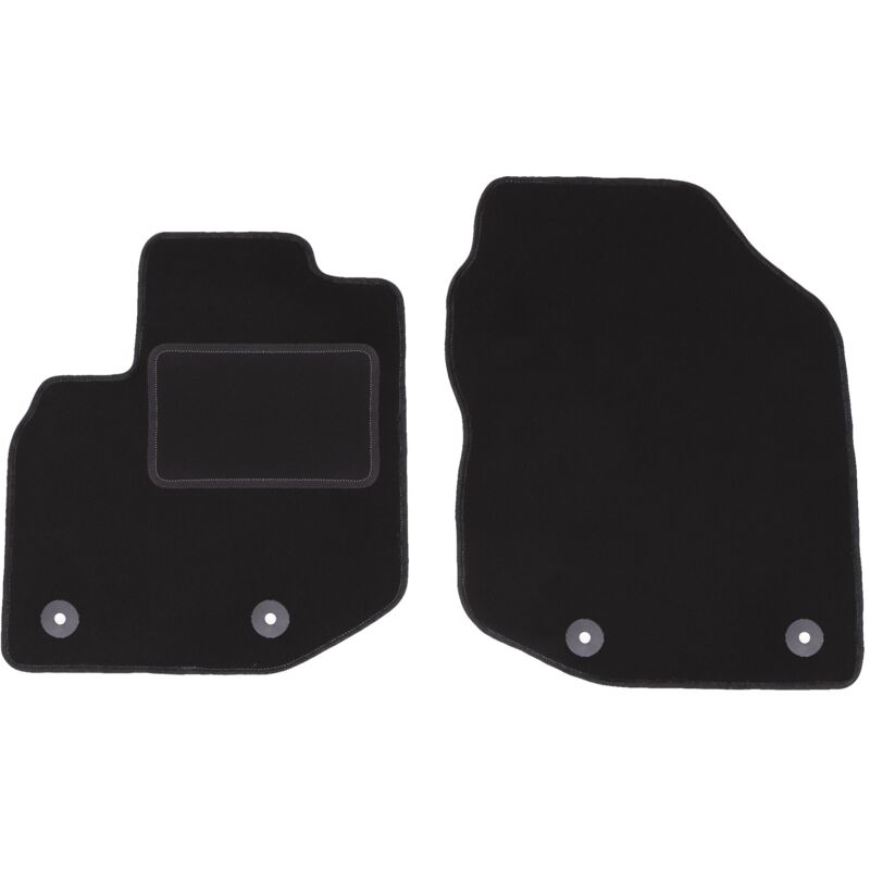 Tapis avant noirs pour Honda City V FL berline (2011-2013)