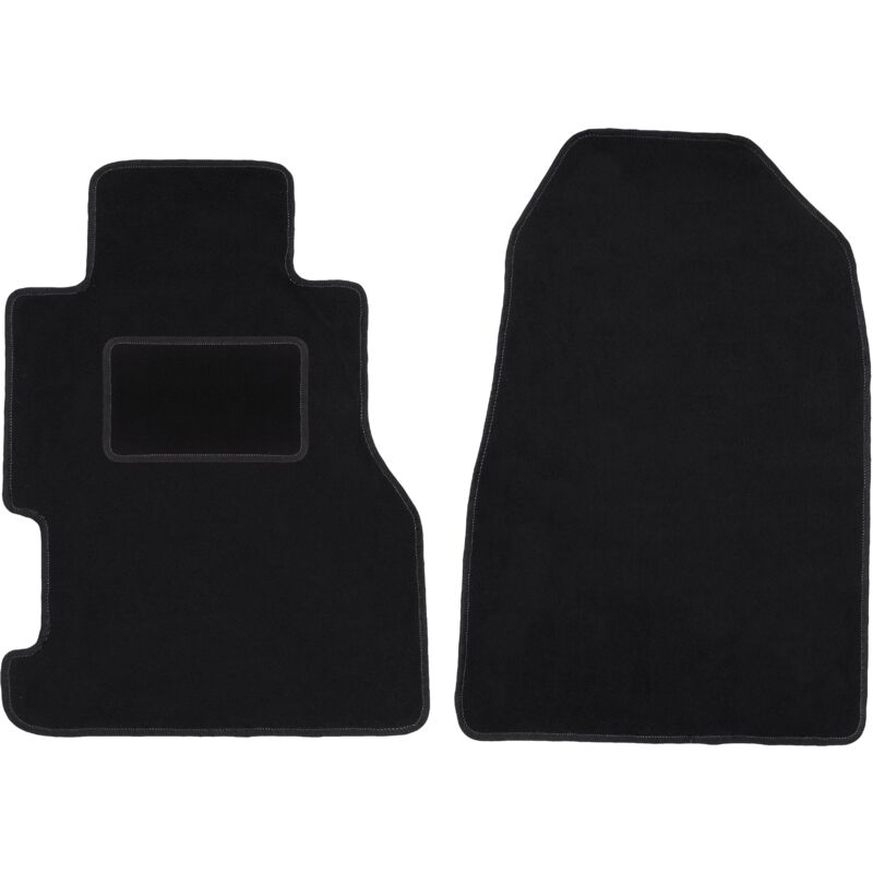 Tapis avant noirs pour : Honda Civic VII 3 portes à hayon, coupé (2001-2005)