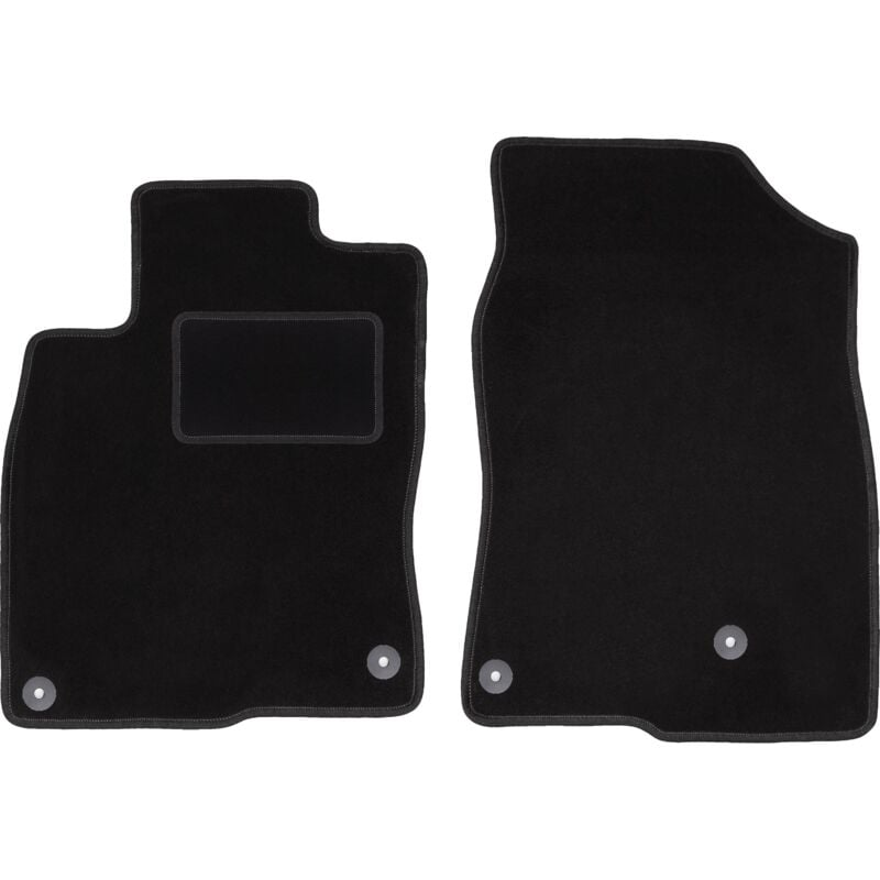 Tapis avant noirs pour Honda Civic X à hayon (2017-)