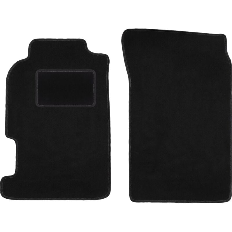 Tapis avant noirs pour : Honda CRX DelSol coupé, cabrio (1992-1997)