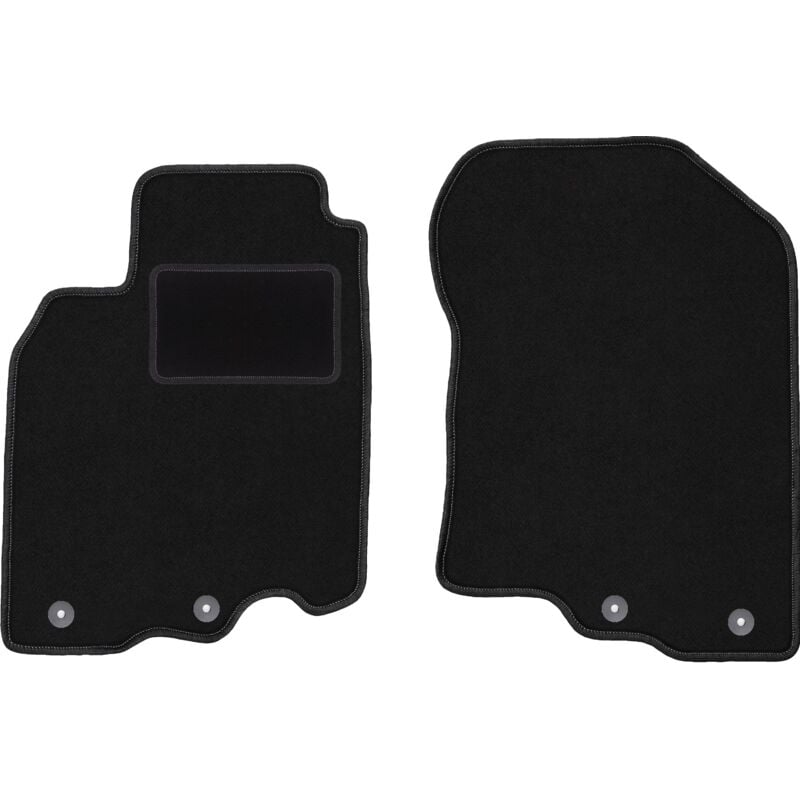 Tapis avant noirs pour Honda Insight II à hayon (2009-2014)