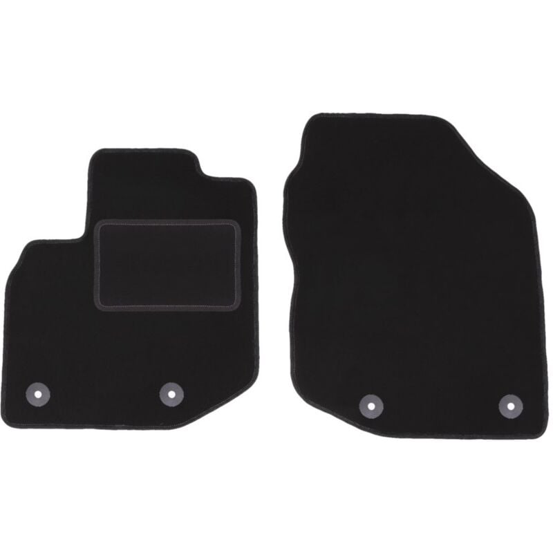 Tapis avant noirs pour Honda Jazz III à hayon (2008-2011)