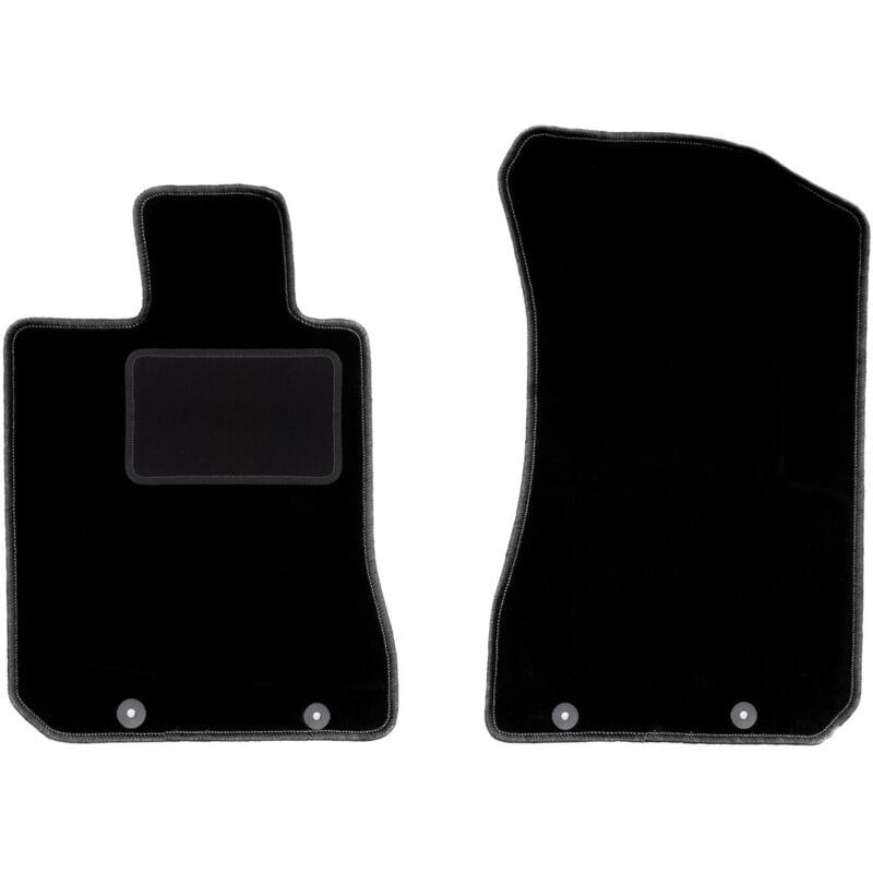 Tapis avant noirs pour Honda Legend IV berline (2004-2012)