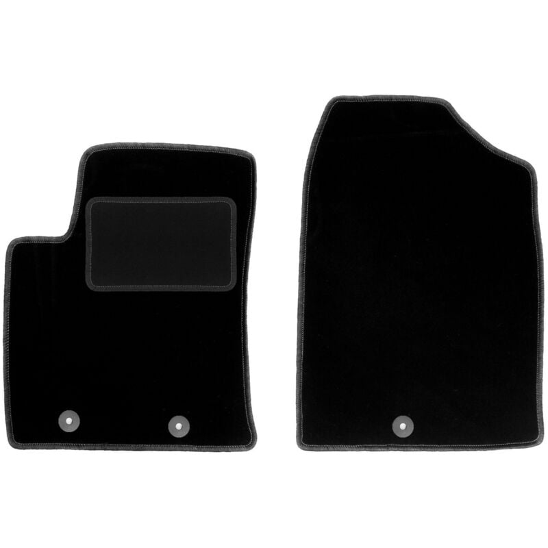 Tapis avant noirs pour Hyundai i10 II à hayon (2013-)