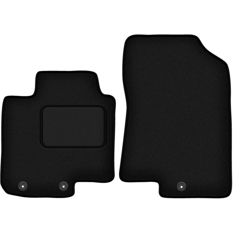 Tapis avant noirs pour Hyundai i20 III à hayon (2020-)