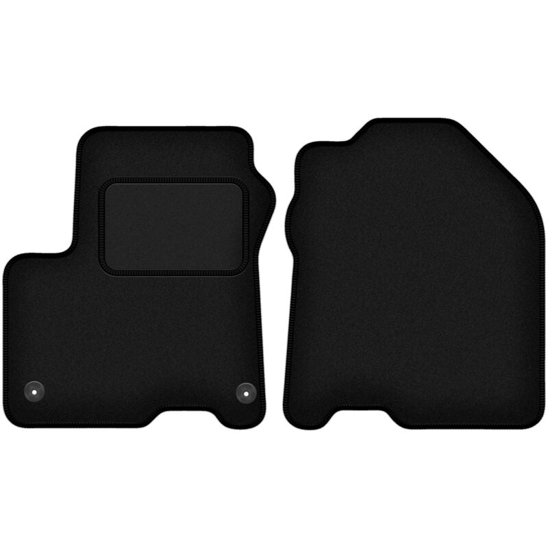 Tapis avant noirs pour Hyundai Kona EV / Crossover électrique (2017-)